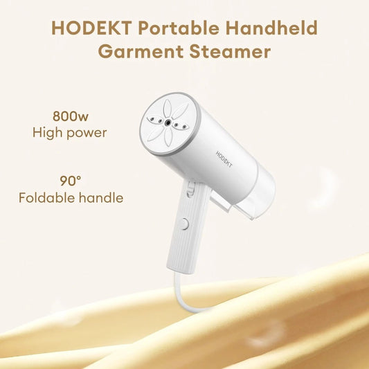 HODEKT Steam Iron Handheld Garment Steamer Travel Steamer Iron for Clothes Foldable and Portable